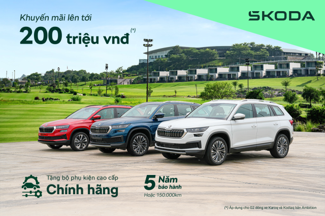 Skoda Hồ Chí Minh ưu đãi lên tới 50 triệu đồng trong tháng 5 Skoda Hồ Chí Minh ưu đãi lên tới 50 triệu đồng trong tháng 5