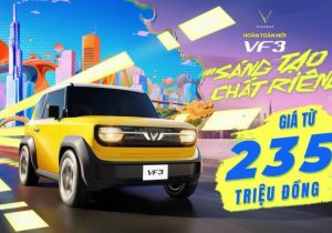 Xe Ô tô điện cỡ nhỏ Vinfast VF3 ra mắt giá SỐC chỉ 235 triệu